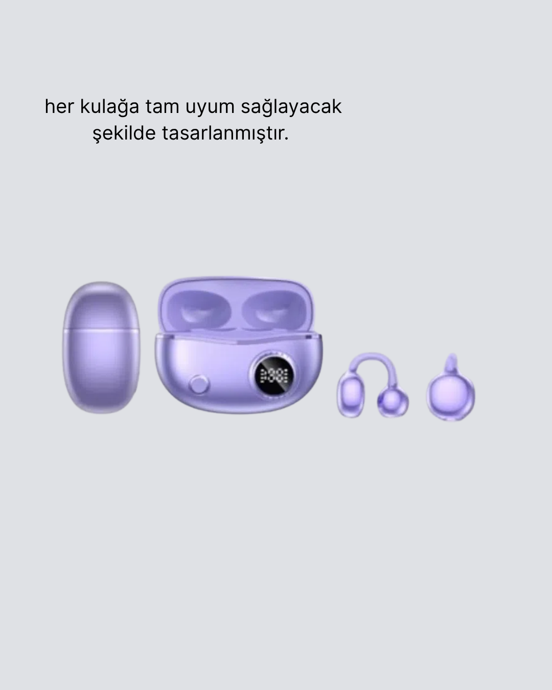 YXG10 Spor Tipi Kulak Arkası Kulaklık Kaymaz Aerodinamik Tasarım
