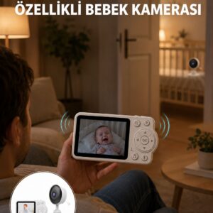 WiFi Gerektirmeyen Dijital Şifrelemeli Bebek Monitörü Yeni Nesil