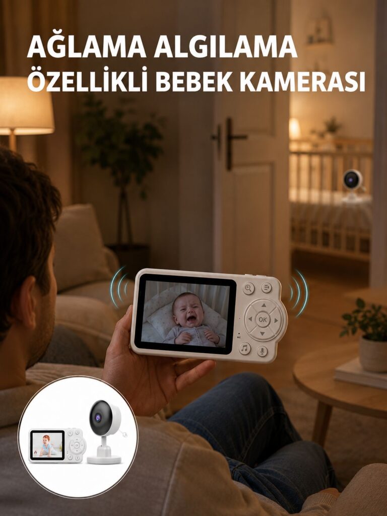 WiFi Gerektirmeyen Dijital Şifrelemeli Bebek Monitörü Yeni Nesil