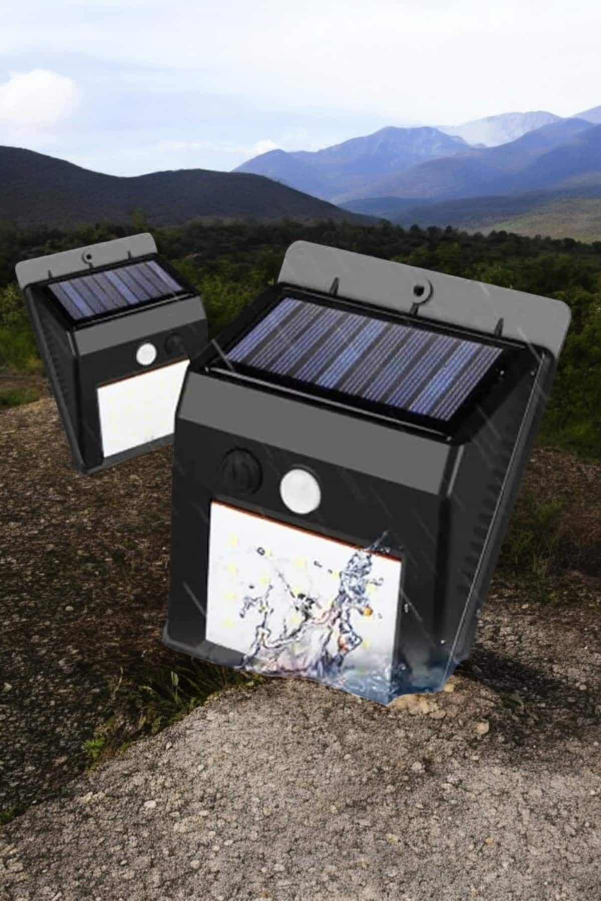 Solar Lamba Giriş, Bahçe Yol Avlu Hareket Sensörlü Led