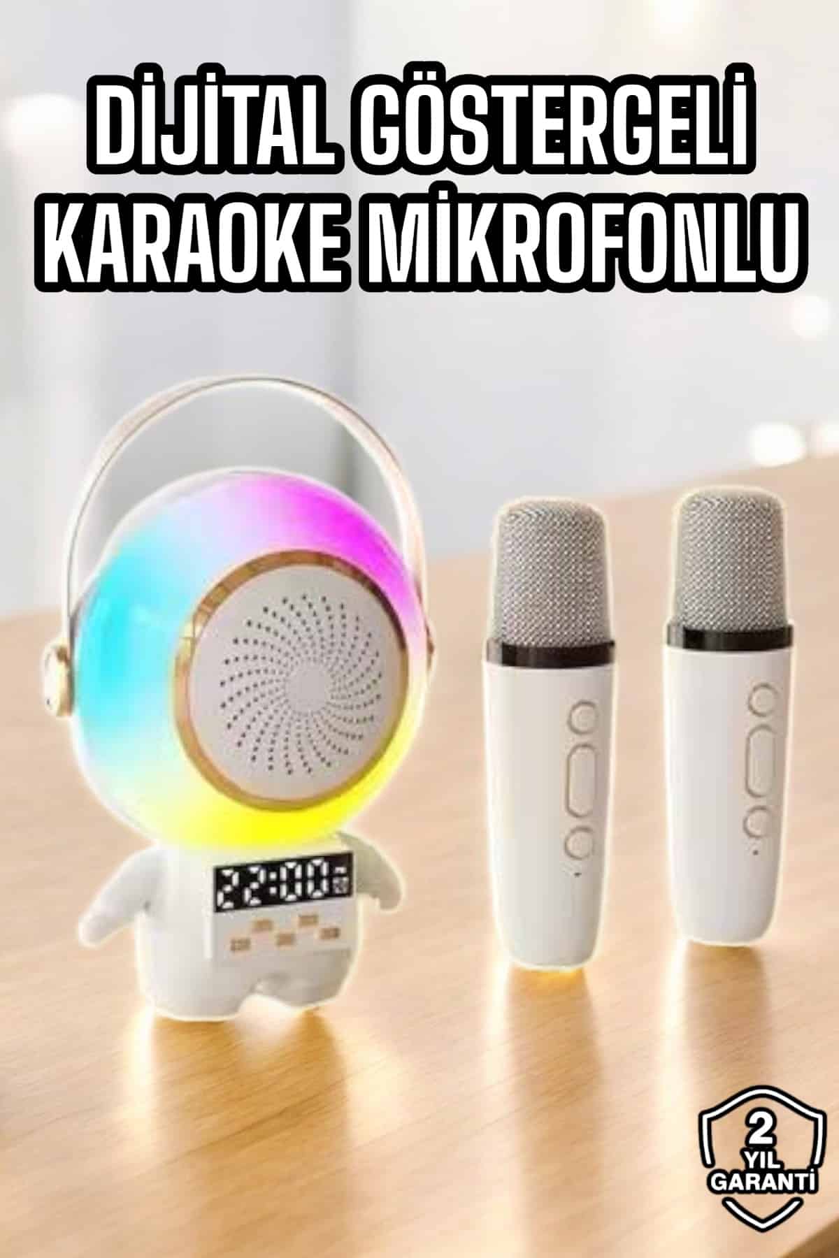 Kablosuz Bluetooth Karaoke Mikrofonu Çocuklar İçin Özel