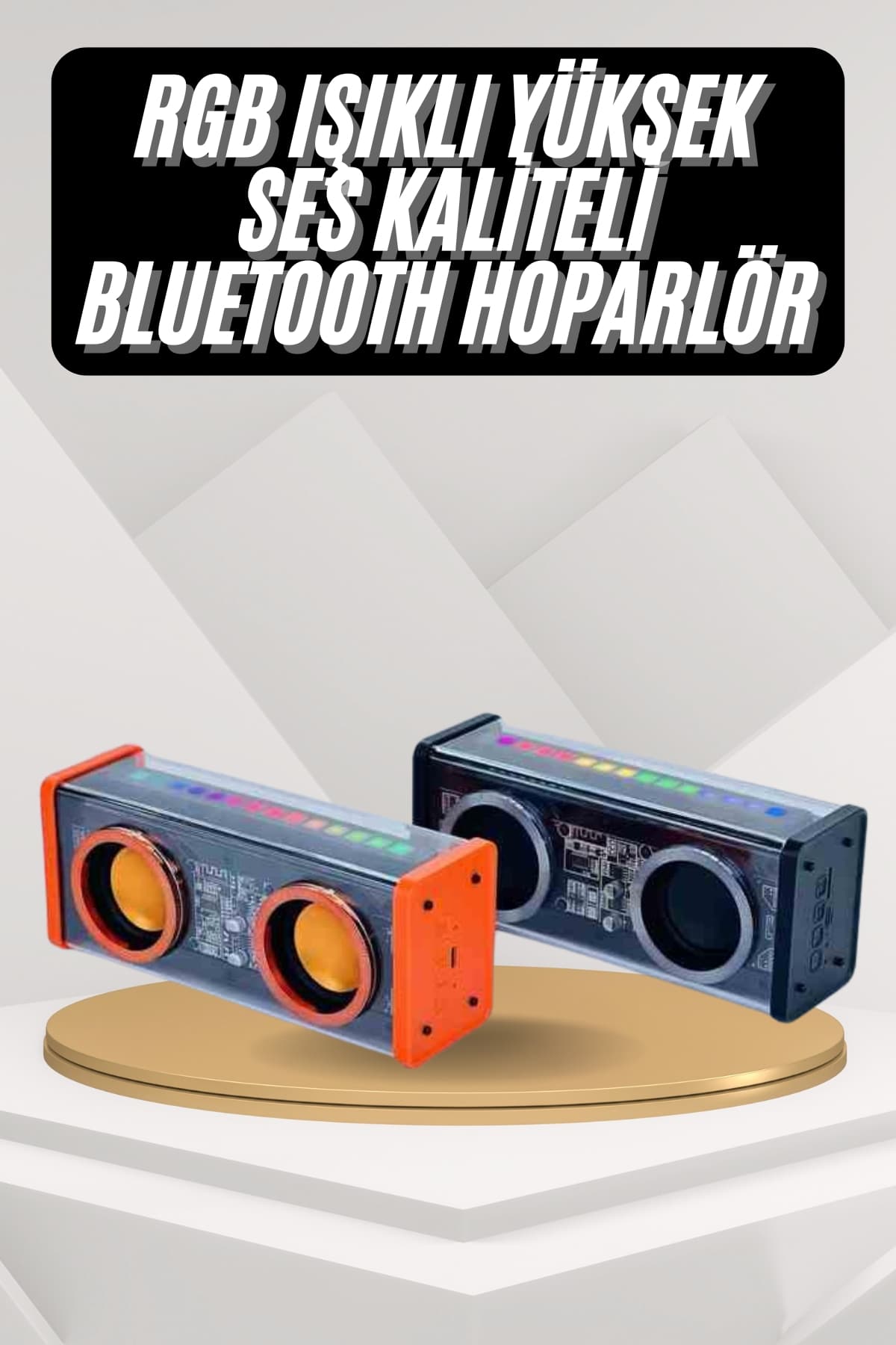 Bluetooth Hoparlör Taşınabilir Hoparlör 5.0 Bluetooth TWS Stereo Kablosuz