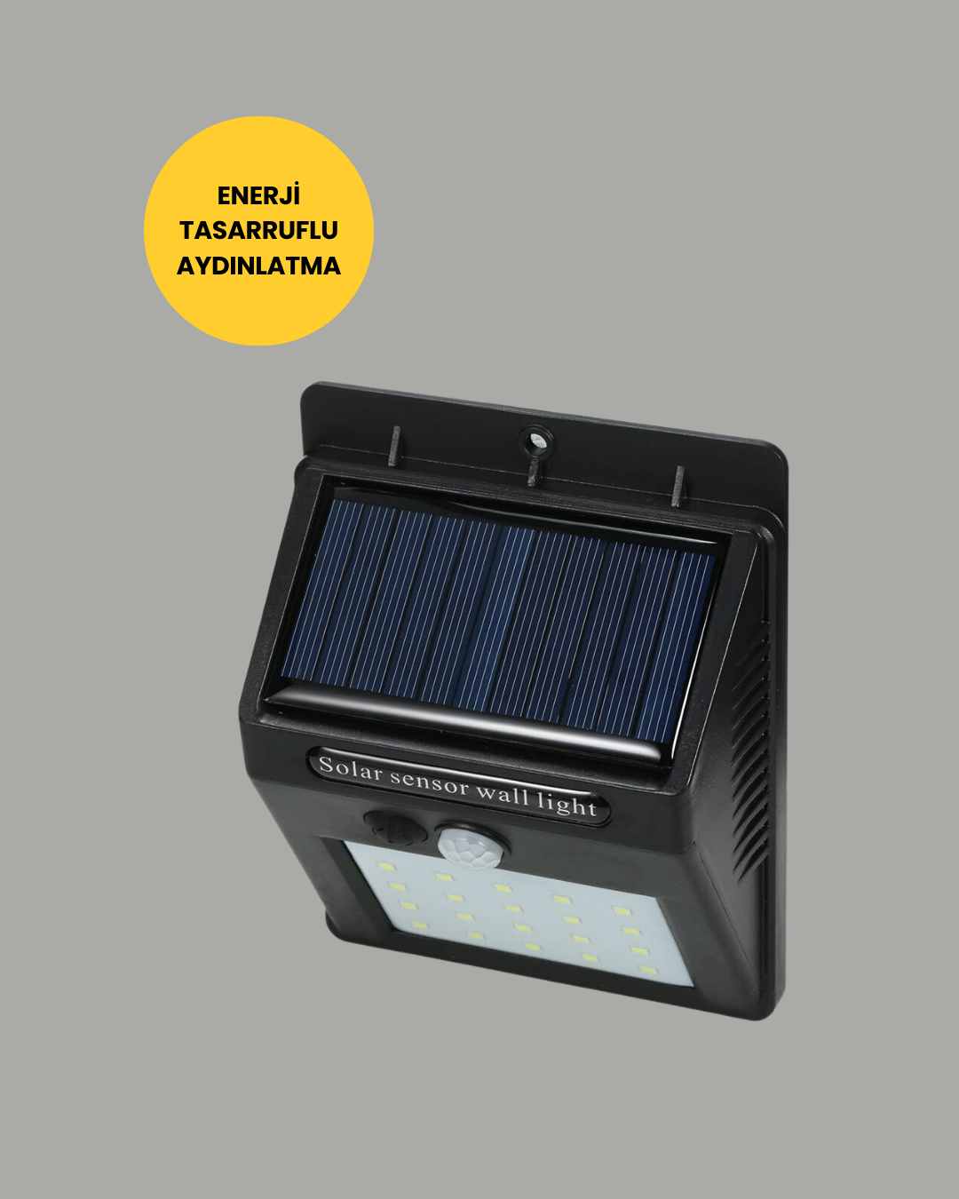 Bahçe ve Dış Mekanlar İçin Güneş Enerjili 20 LED Hareket Sensörlü Lamba Yeni Nesil