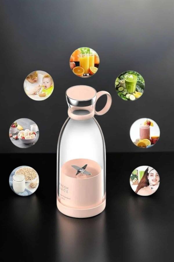 El Blender Taşınabilir Meyve Blender Şarj Edilebilir Taşınabilir Blender Elektrikli