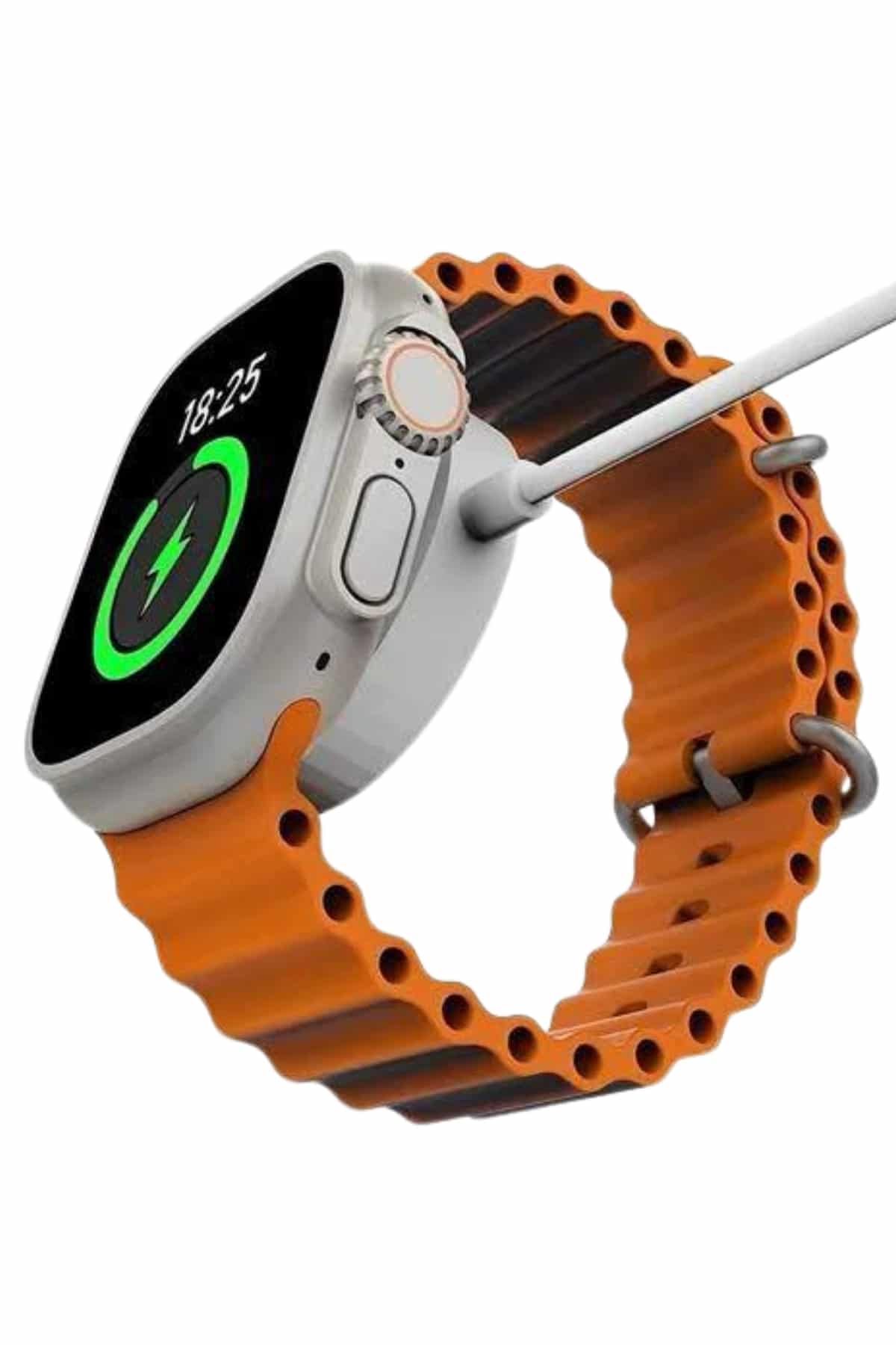 49mm Akıllı Saat Amoled Ekranlı Kadın Erkek Kol Saati Plastik Kordon Yeni Nesil