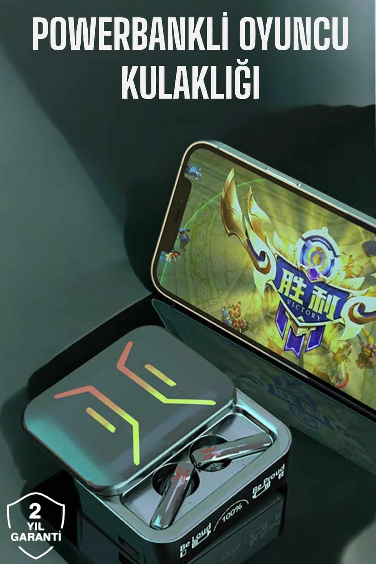 Kablosuz Yüksek Ses Kalitesi ve Powerbank Özellikli Bluetooth Kulaklık