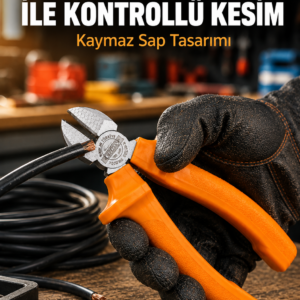 Yan Keski Dövme Çelik Güçlü ve Hassas Kesim Performansı