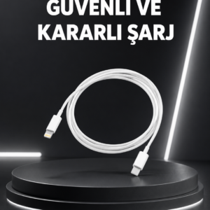 Dayanıklı TPE Lightning Kablo – 30W Hızlı Şarj ve Veri Transferi