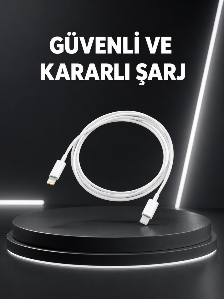 Dayanıklı TPE Lightning Kablo – 30W Hızlı Şarj ve Veri Transferi