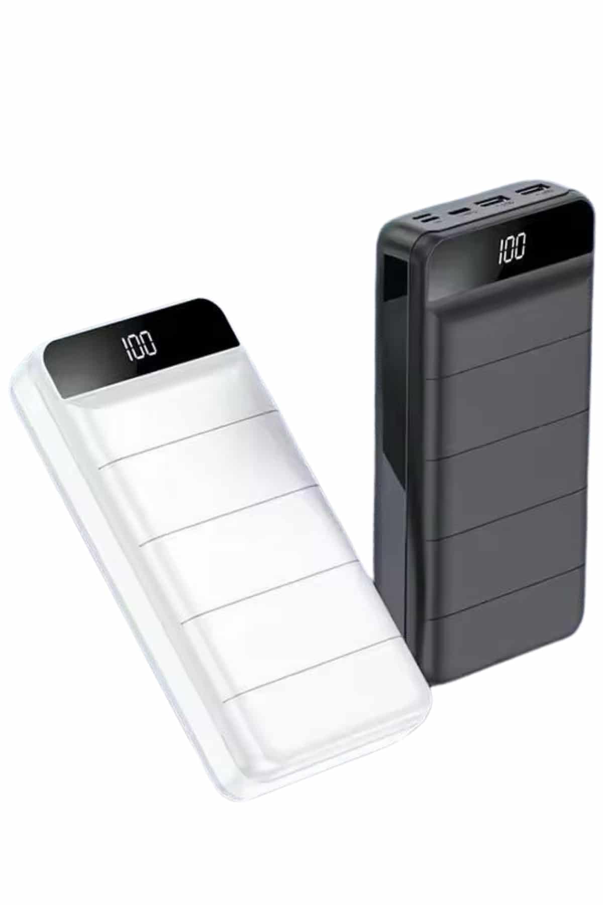 Powerbank 50.000 Mah Dijital Göstergeli Taşınabilir 4 Portlu Hızlı Powerbank Yeni Nesil