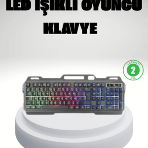 RGB Işıklı Oyuncu Klavye Mouse Seti – Türkçe Q, Ayarlanabilir DPI, Ergonomik ve Dayanıklı Tasarım