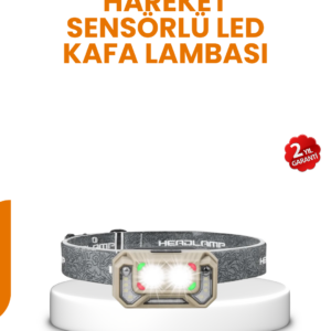 Uzun Menzilli Sensörlü LED Kafa Lambası Kamp ve Yürüyüş