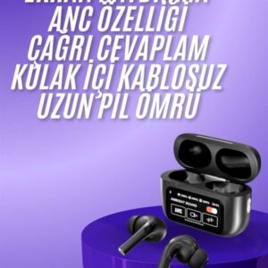 2.Nesil Pro Ekranlı Sesli Görüşme Yapabilen Kablosuz Bluetooth Kulaklık
