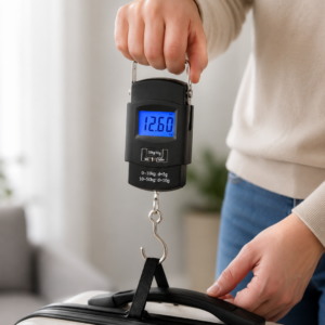 Dijital El Kantarı 50 Kg Hassas LCD Ekranlı Bagaj Tartısı