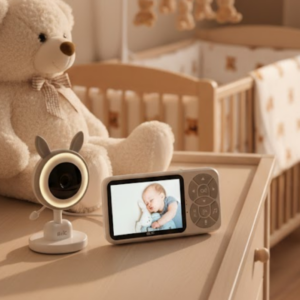 Gece Görüşlü Bebek Telsizi Besleme Hatırlatıcılı LCD Ekran Yeni Nesil