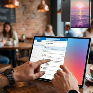 Klavyeli Android Tablet 1TB Hafıza 16GB RAM Kalem ve Kılıf Hediyeli
