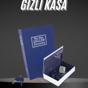 Kilitli Gizli Kasa Sözlük Kumbara Kitap Sözlük Görünümlü 18cm