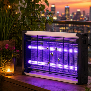 Ev Balkon Mutfak İçin Elektrikli Sinek Savar UV Işıklı Sessiz Lamba