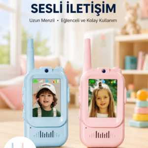Uzun Menzilli Video Walkie Talkie Eğitici ve Eğlenceli Oyuncak
