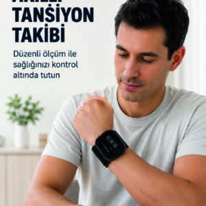 Dijital Bilek Tipi Tansiyon Ölçüm Cihazı Hafızalı Tasarım