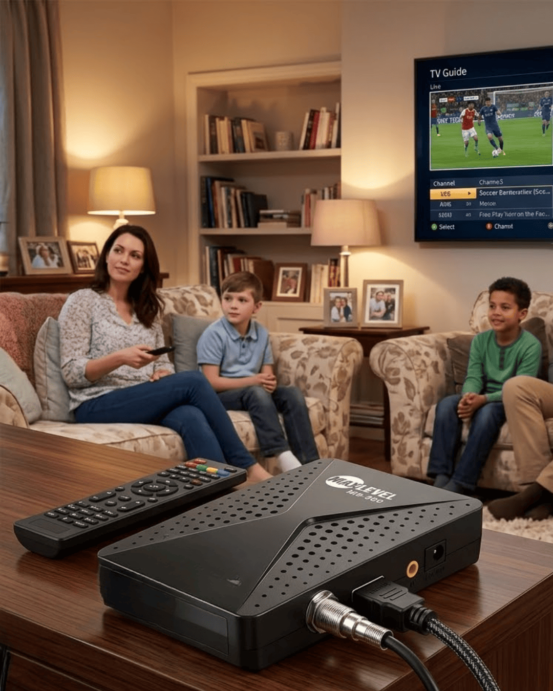 Full HD Uydu Alıcı Cihazı USB WiFi Biss EPG Destekli