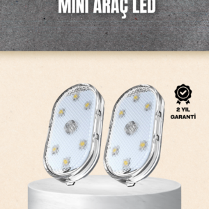 Taşınabilir Manyetik Mini LED Lamba 7 Renk Seçenekli