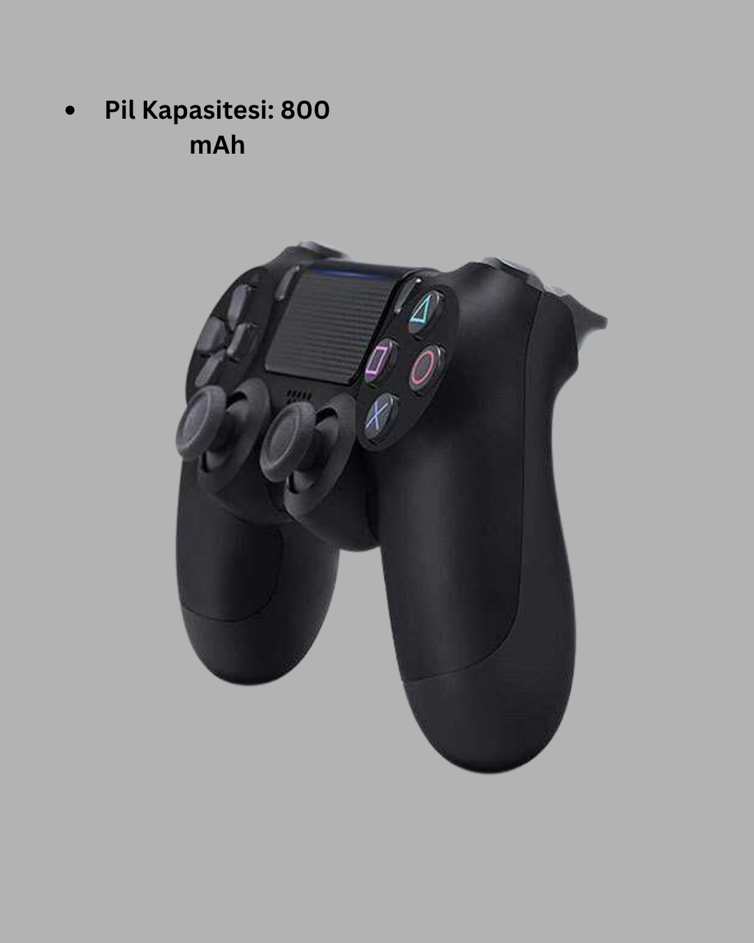 PS4 Uyumlu Kablosuz Oyun Kolu – Gerçekçi Titreşimli Geri Bildirim Yeni Nesil