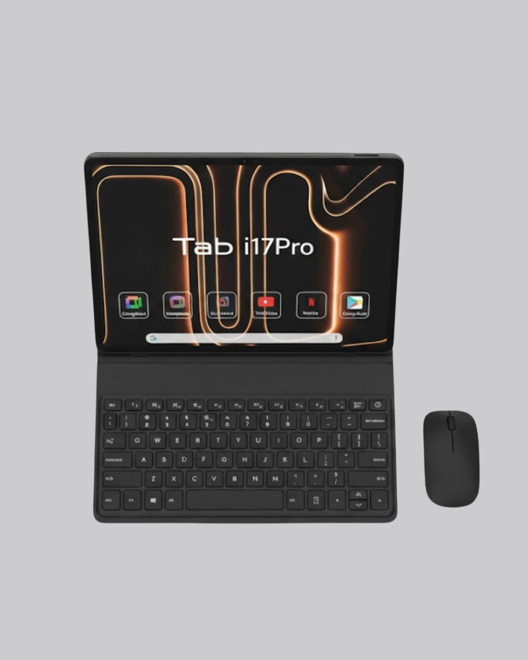 10.1 İnç IPS Ekranlı Android Tablet Bilgisayar Seti Çok Fonksiyonlu Kullanım
