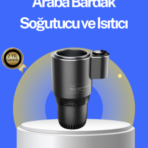 Araç İçi Isıtıcı Soğutucu Bardaklık 60°C Isıtma -4°C Soğutma