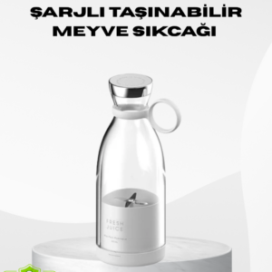 USB Şarjlı Kablosuz Blender – Taşınabilir, Kompakt ve Çevre Dostu Meyve Sıkıcı