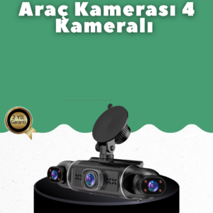 1080P 4 Kanallı Araç Kamerası GPS + WiFi + G Sensör Destekli