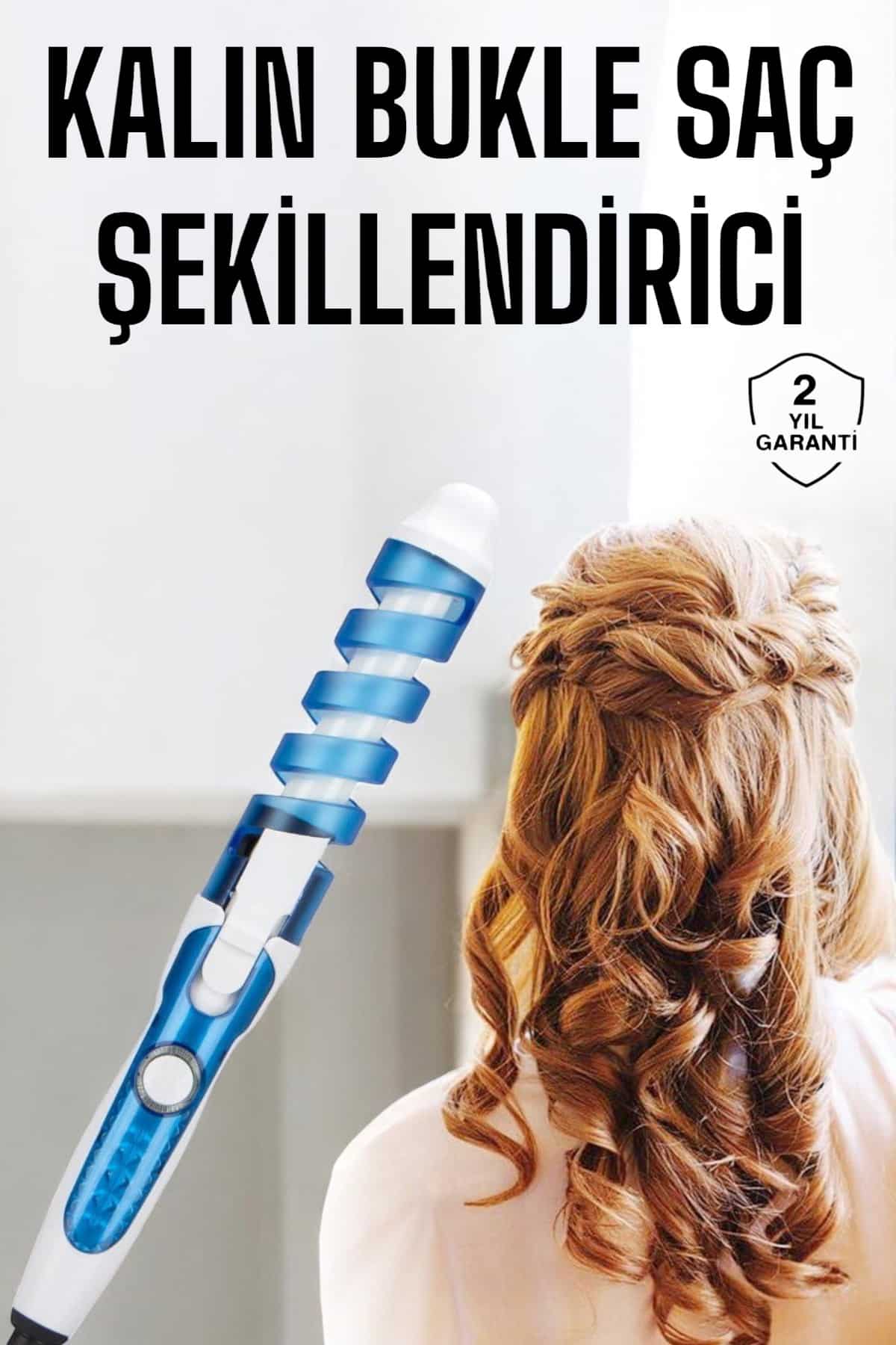 Profesyonel Spiral Saç Maşası Kalın Bukle Yüksek Isı