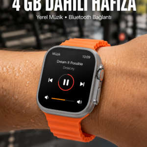 Yeni Nesil 3 Kordonlu Kol Saati 49 MM Amoled Ekran Akıllı Saat