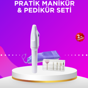 Elektrikli Manikür ve Pedikür Matkap Seti – Ayarlanabilir Hız, Ergonomik ve Sessiz