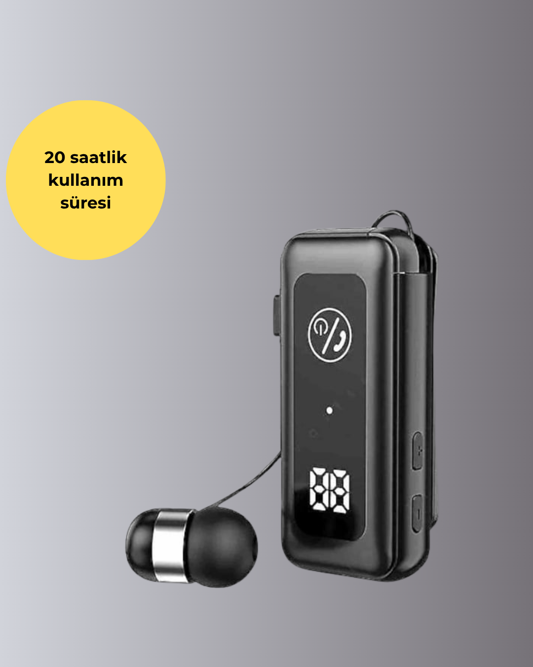 MikroSD Kartlı, Titreşimli Uyarılı Bluetooth 5.2 Kulaklık
