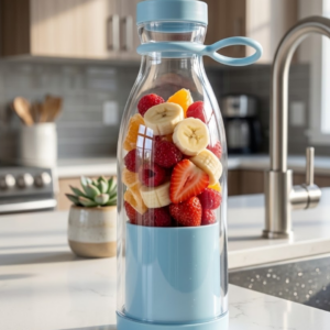 Mini Blender USB Şarjlı 380 ml Smoothie Hazırlayıcı Hafif ve Pratik Tasarım