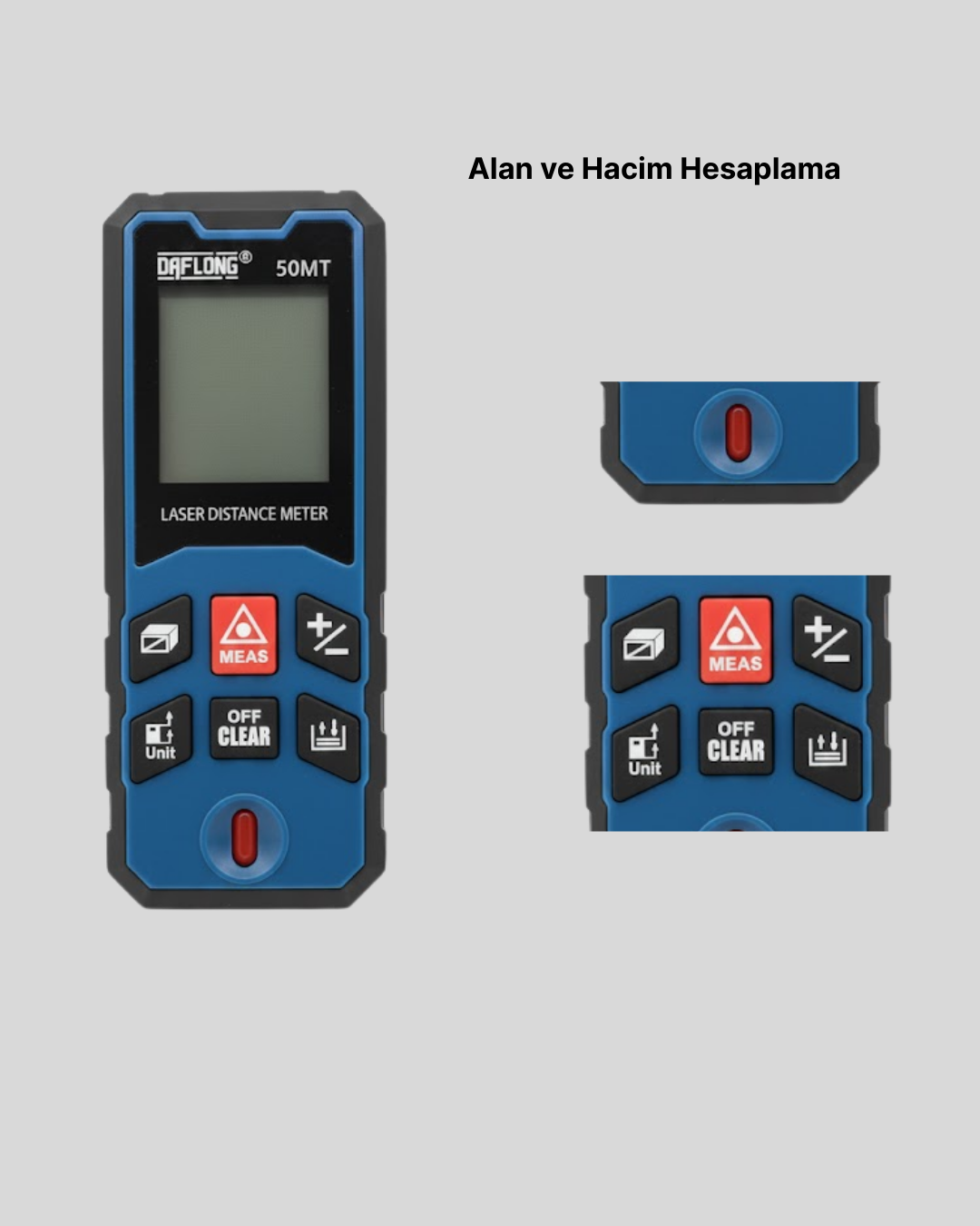 Profesyonel Lazer Metre Hassas Ölçüm ve Dijital Ekran Yeni Nesil