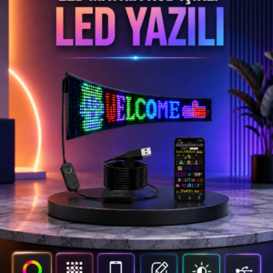 Şık ve Fonksiyonel RGB LED Panel Canlı Renk Yansımalı Işık Sistemi
