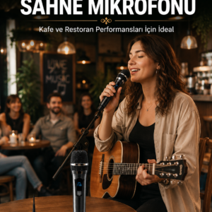 Çift Kablosuz El Mikrofonu Net Ses Kalitesi ve Dijital Gösterge