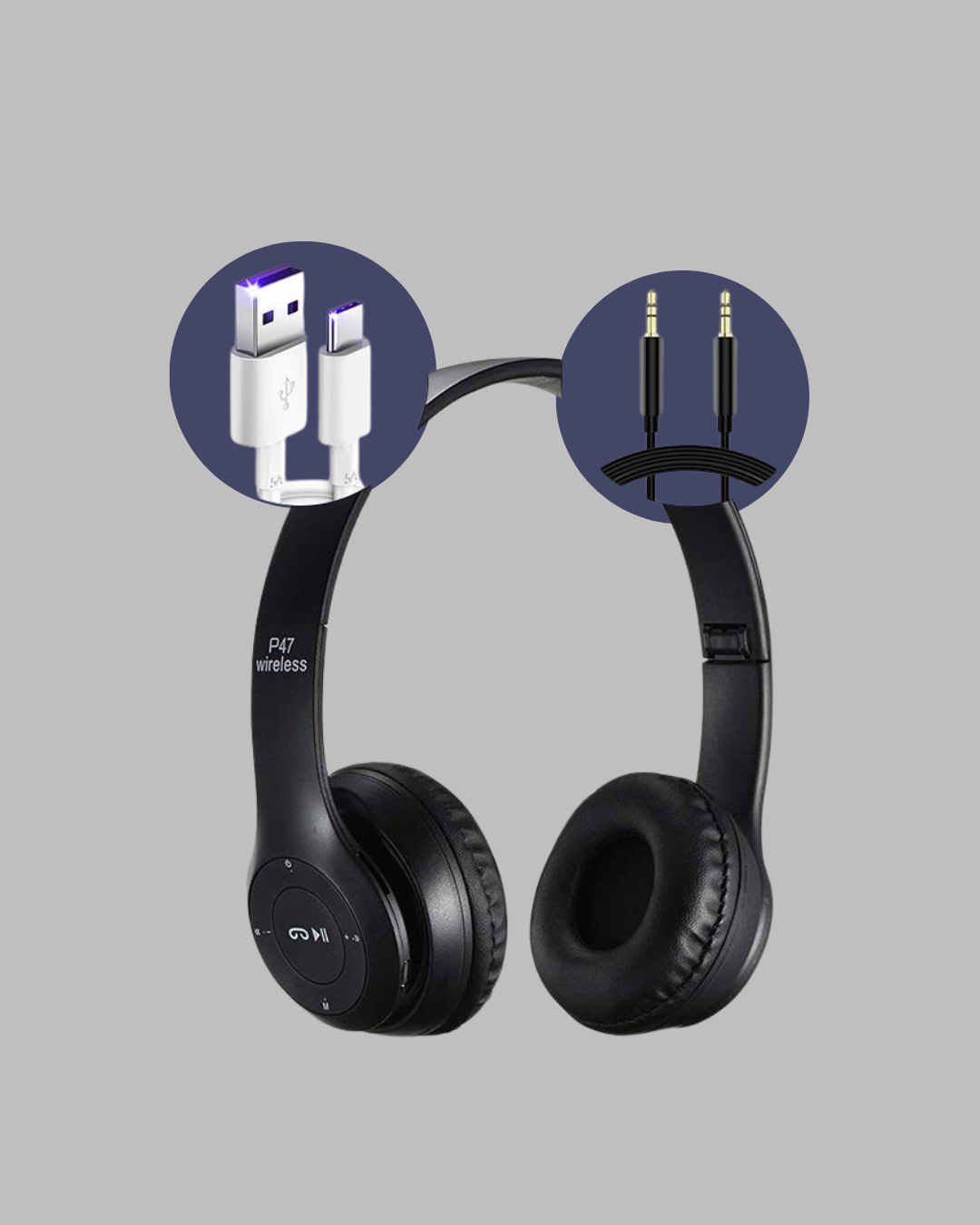 Mikrofonlu Kablosuz Kulaklık | Uzun Pil Ömrü ve Stereo Ses Performansı Yeni Nesil