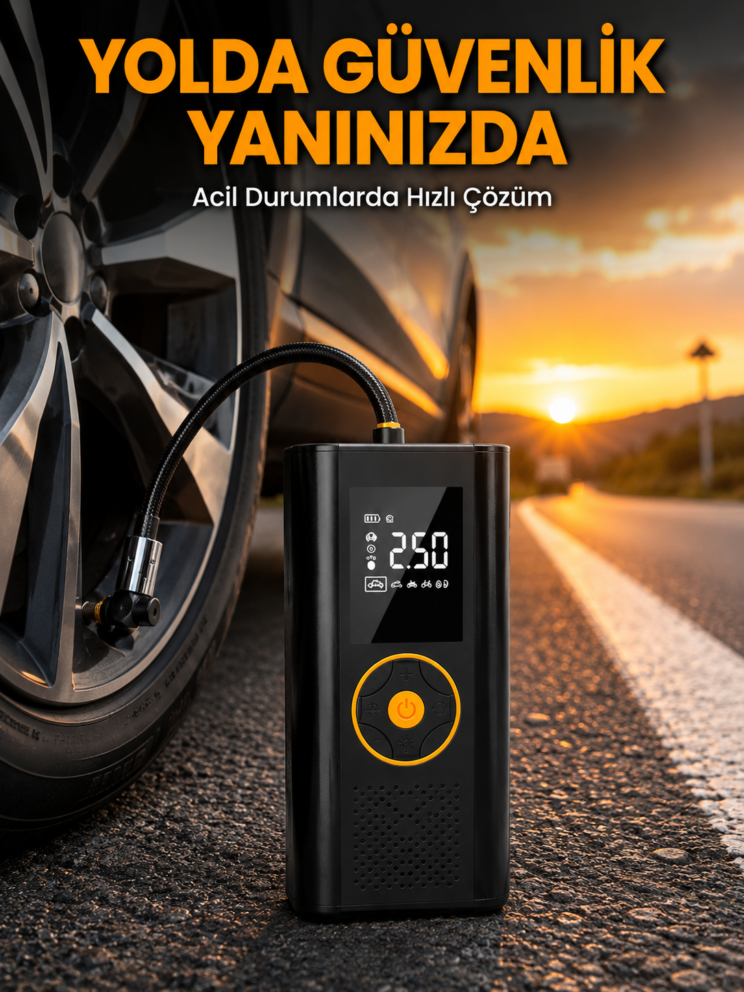 LED Ekranlı Akıllı Hava Kompresörü Hassas Basınç Kontrolü Yeni Nesil