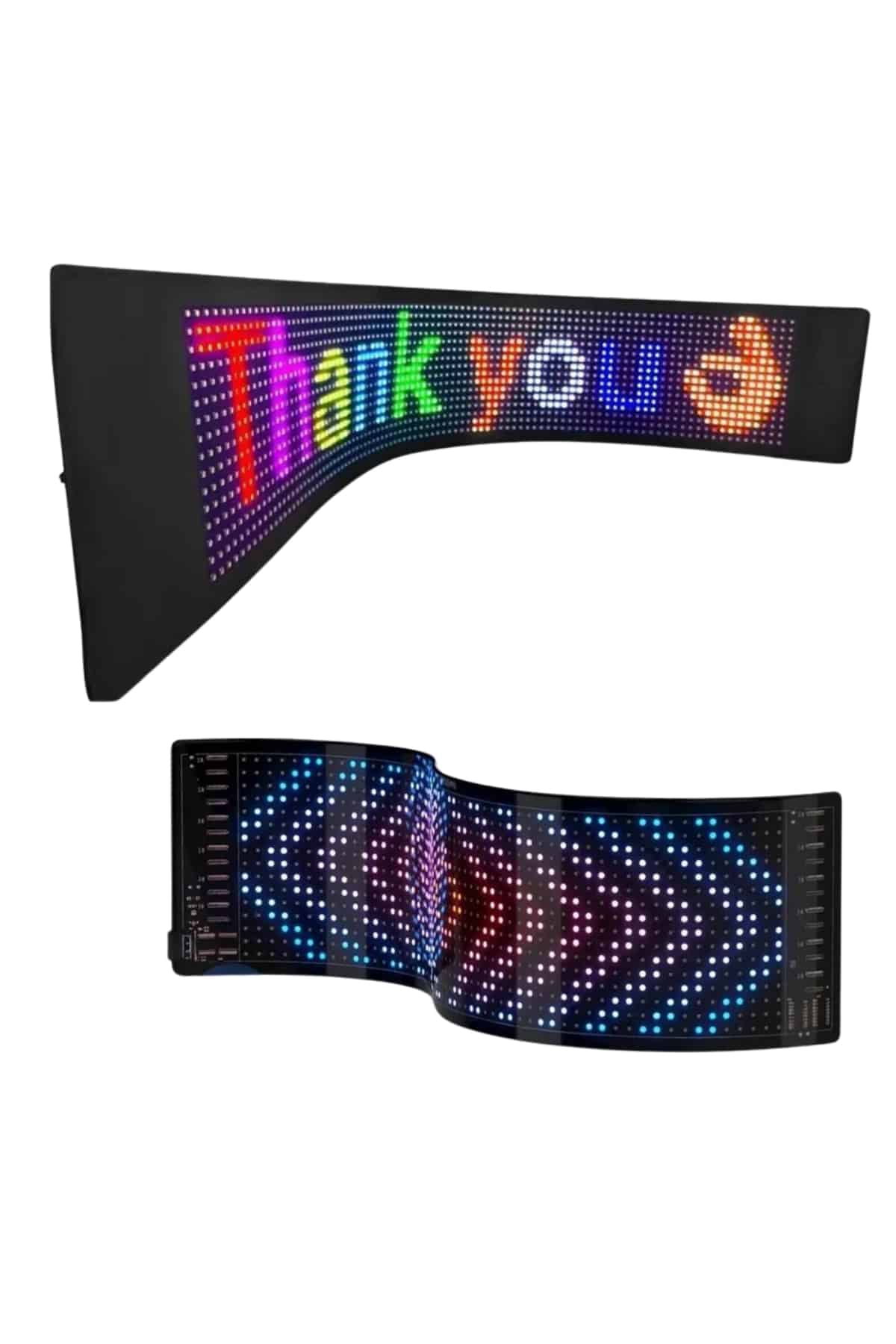 Kumandalı App Kontrollü LED Ekran 16X192 Led Matrix Araç Camı Yazısı
