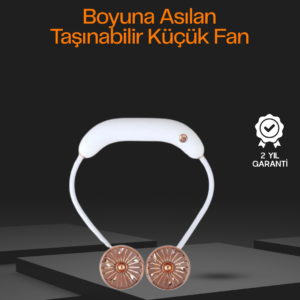 5 Kanatlı Sessiz Mini Fan 3 Vitesli Katlanabilir Asılabilir
