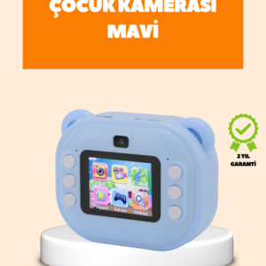 Termal Baskı Teknolojili Anında Fotoğraf Kamerası – 24MP Çift Lens, 32GB Hafıza