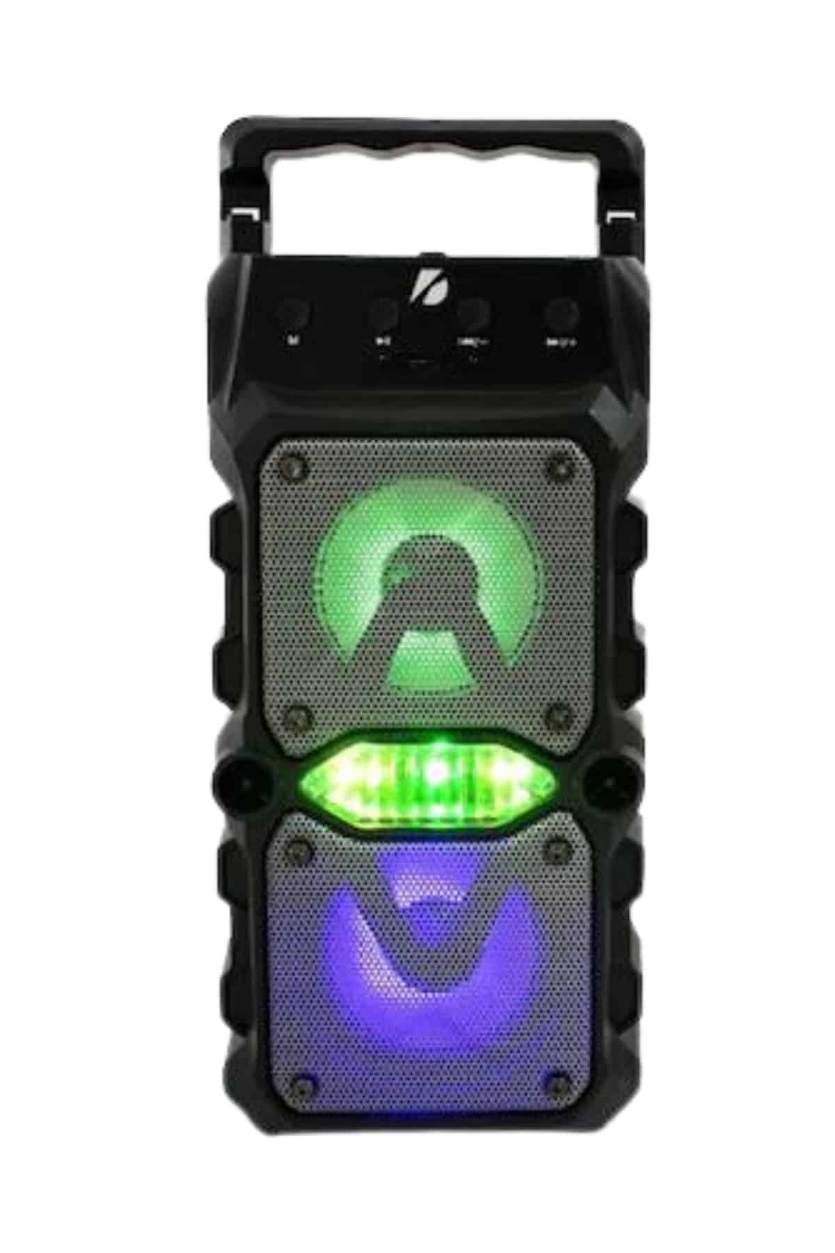 Taşınabilir Kablosuz Bluetooth Hoparlör Uzun Pil Ömrü Led Işıklı Yeni Nesil