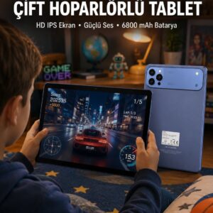 10.1 İnç Tablet 6800 mAh Batarya Çift Hoparlörlü Yeni Nesil