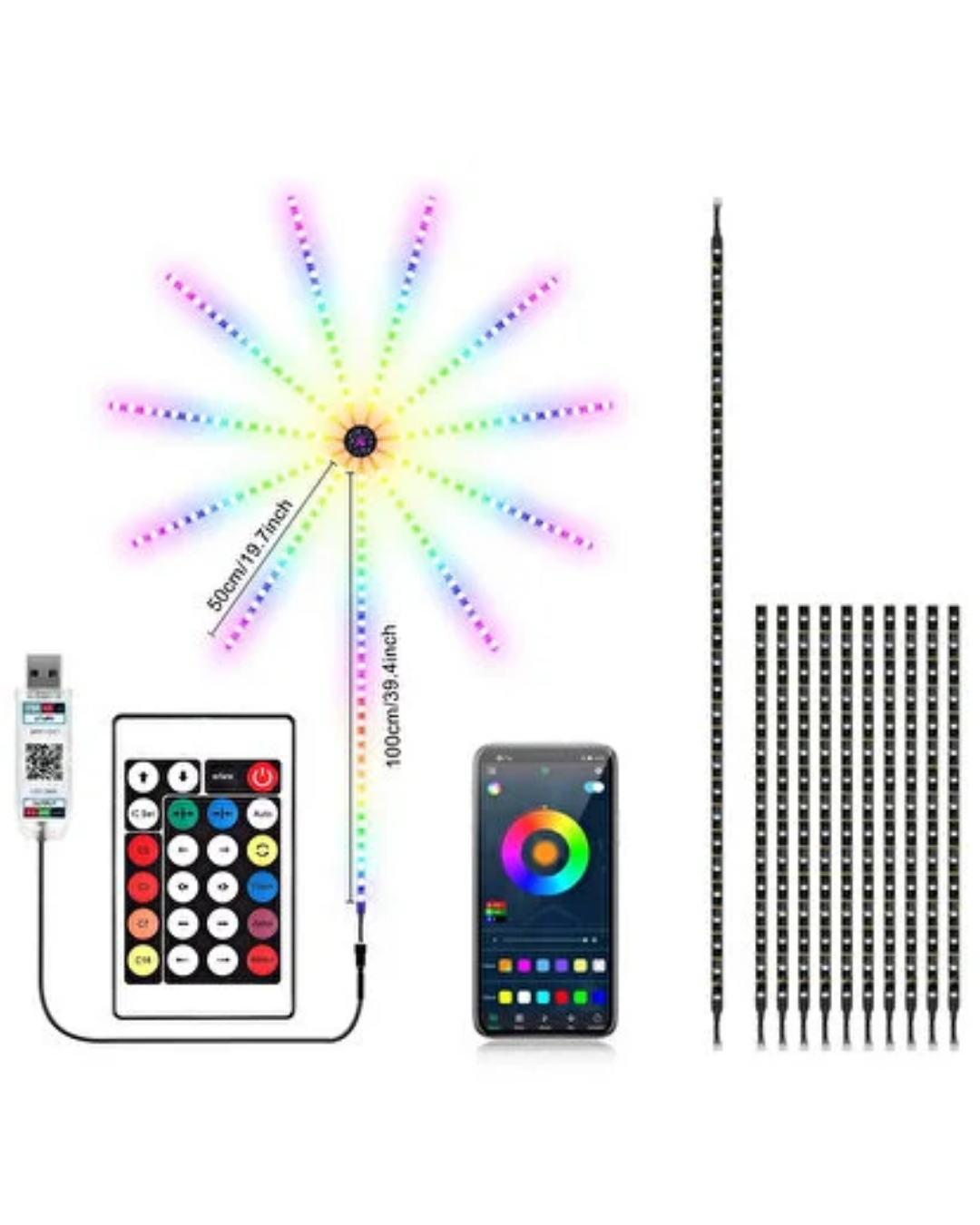 Uygulama Destekli RGB LED Duvar Aydınlatması Yeni Nesil