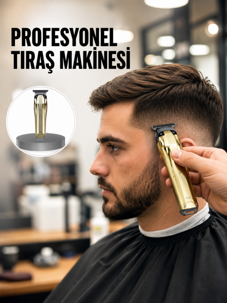 Kablosuz Erkek Bakım Tıraş Makinesi Hassas Bıçaklı Şarjlı Kullanım Yeni Nesil