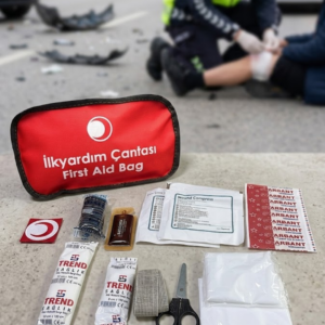 Araç ve Ev İçin İlk Yardım Çantası Eksiksiz Acil Müdahale Seti