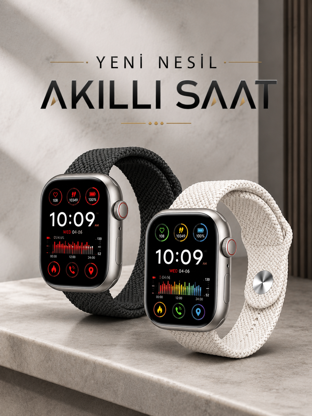Akıllı Saat Yeni Nesil GPS Özelliği NFC Ve Uyku Takibi